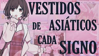 Vestidos Asiticos de cada signo - strawberry signs