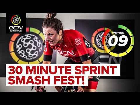 30 Minute Indoor Cycling HIIT Sprint Session | The Smash Fest