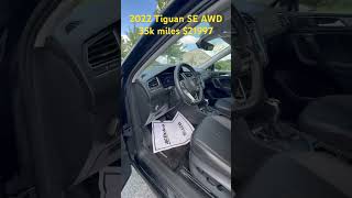 2022 VW Tiguan SE AWD WITH 35k miles asking $21,997 plus tax and tags! Ask for Dante! #vw #tiguan