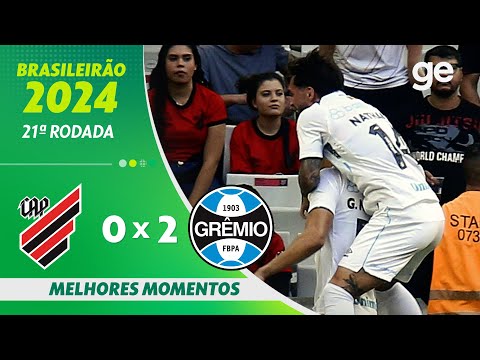 Gols e lances de Athletico Paranaense x Grêmio