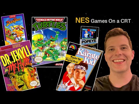NES games on a CRT - Mike Matei Live