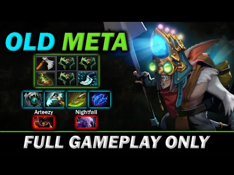 Arteezy has low WinRate Against Meepo! Meepo OLD META 3 WB to Dagger - Full Gameplay Meepo #514