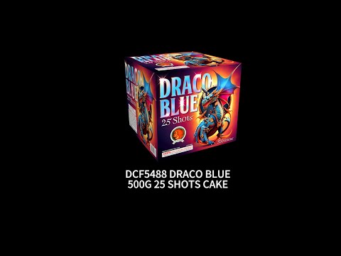 🔥 Unleash the Dragon’s Breath! DCF5488 DRACO BLUE 500G 25-Shot Cake