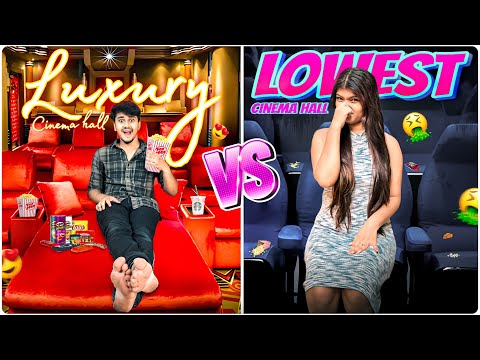 Lowest🤢 VS Luxury🤩 Cinema Hall🍿| DeepGungun