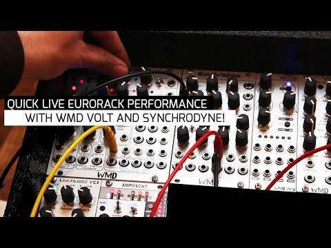 A quick jam with the WMD Synchodyne and Volt #Eurorack Modules