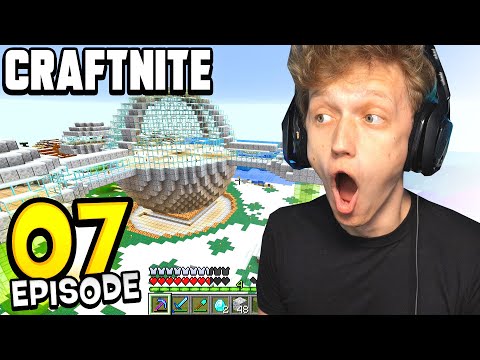 Craftnite: Episode 7 - MEGA BASE UPGRADES! (best minecraft base)