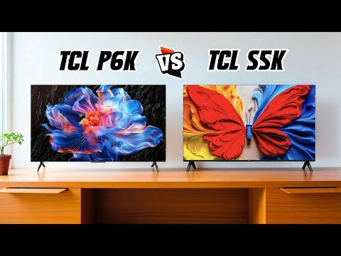 TCL P6K 4K LED vs TCL S5K Full HD QLED | Real Spec Battle & Best 43 inch TV 2025 🔥