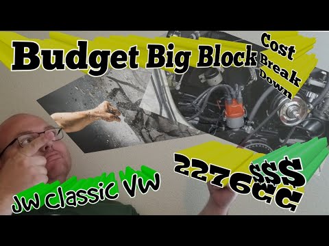 2276 Monster Engine! Cost Breakdown -  1956 Ragtop - Volkswagen BUG | JW Classic VW