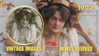 ▶ Victorian & Edwardian Era Actresses: Stars of the Stage / HD Colorized Photographs
