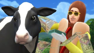 Can cows make you rich in The Sims 4?