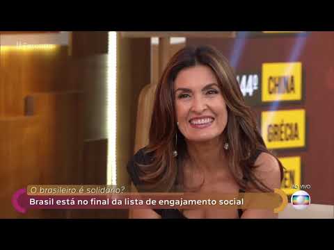 Encontro com Fátima Bernardes 09/01/2019 - Brasil não é um dos países mais generosos do mundo