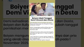 Curhatan Komedian Boiyen Rela Ubah Jadwal Nikah Demi Kedatangan Vincent dan Desta