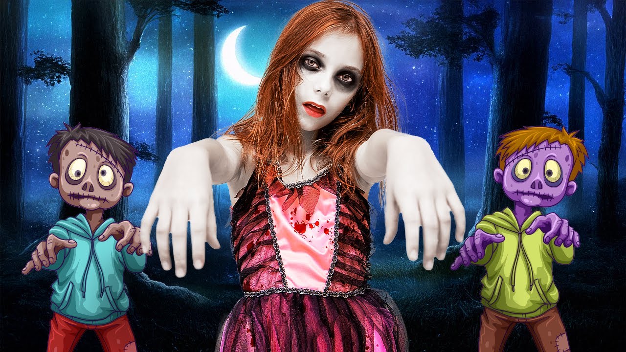 Tickle Zombie Hide and Seek! Can Dasha Escape?