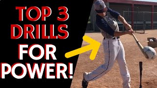 Top 3 Drills for Power! - Baseball Hitting Drills