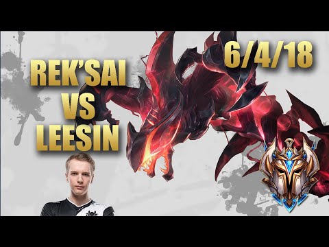 G2 Jankos  Rek'Sai Vs Lee Sin - EUChallenger Patch 9.21