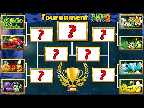 PvZ 2 Tournament - 8 Best Color Team Plants - Which Plant Team Will Win?
