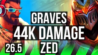 GRAVES vs ZED EUW Grandmaster 26.5