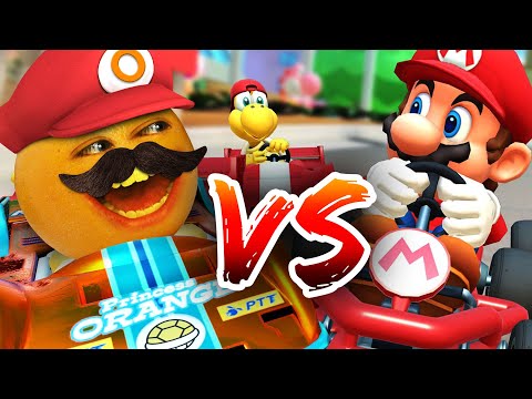 惱人的橙色VS馬里奧卡丁車#2! (Annoying Orange Vs Mario Kart #2!!)