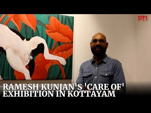 Art exhibition in Kottayam captures bond between artist and beloved pet