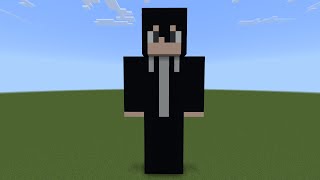 I built a statue of my Minecraft Skin in Minecraft!