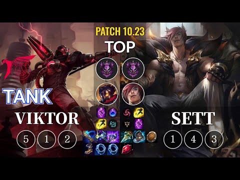 TLN Tank Viktor vs Sett Top - KR Patch 10.23