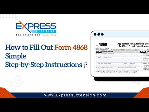 How To Fill Out Form 4868: Simple Step-by-Step Instructions