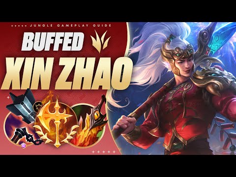 How STRONG Is BUFFED Xin Zhao Jungle? How To Path And Carry! | Season 12 Jungle Gameplay Guide