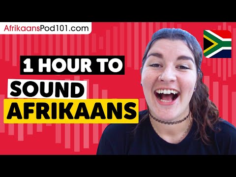 1 Hour to Sound Afrikaans