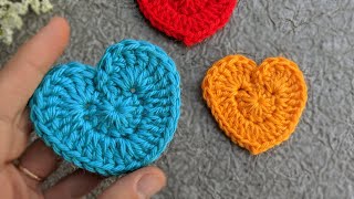 Crochet Solid Decor Heart