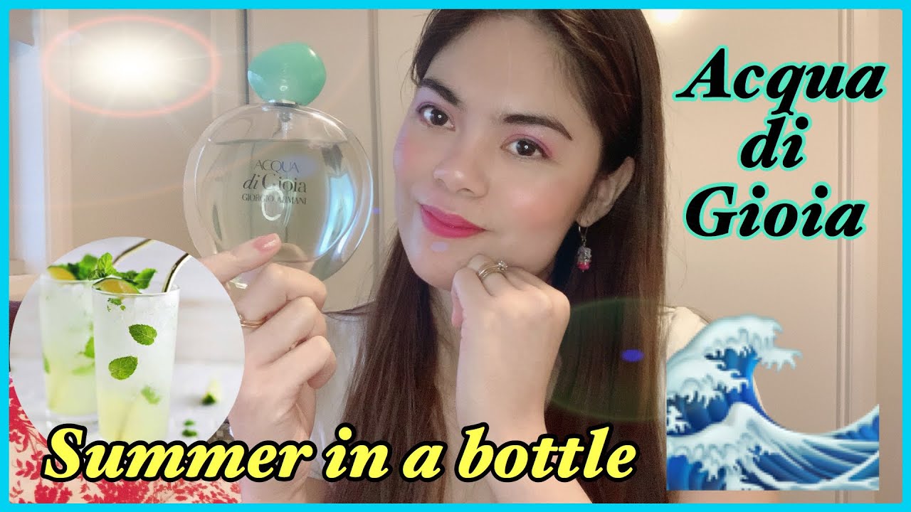 Giorgio Armani ACQUA DI GIOIA | My Best Summer perfume! #freshsummerscent