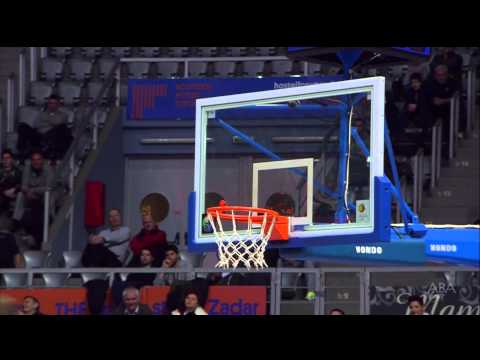 ABA Liga 2014/15, Round 22 highlights: Zadar - Szolnoki Olaj (13.02.2015)