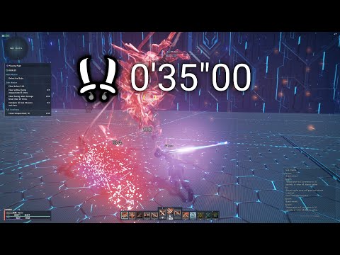 Phantasy Star Online 2: New Genesis - Twin Daggers Only - Fleeting Fight (Bujin) 0:35