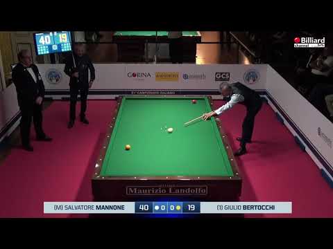 Mannone Salvatore VS Bertocchi Giulio   21° Campionato Italiano Sanremo