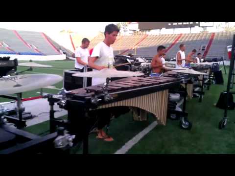 2013 Bluecoats Front Ensemble - Clutter by Ronald Jenkees