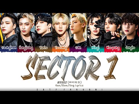 ATEEZ (에이티즈) – ‘Sector 1’ Lyrics [Color Coded_Han_Rom_Eng]