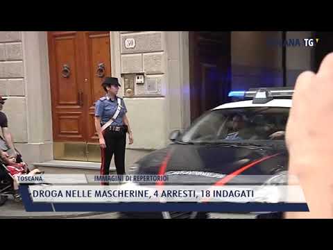 2021-08-12 TOSCANA - DROGA NELLE MASCHERINE, 4 ARRESTI, 18 INDAGATI