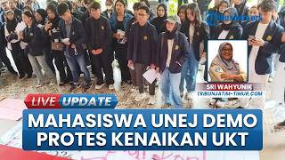 Mahasiswa Unej Demo Rektorat, Akui Geram seusai Hanya Hitungan Jam UKT Camaba Mendadak Naik