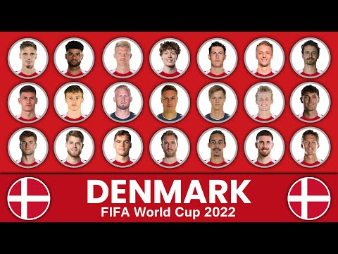 Denmark Football Squad in FIFA World Cup 2022 ★ Denmark Football Team ★ FIFA World Cup 2022