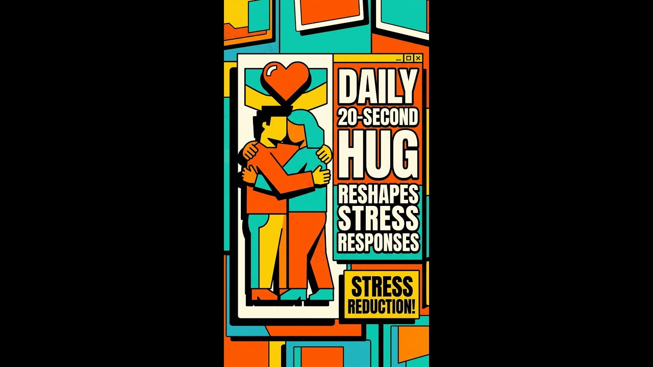 A daily 20-second hug reshapes stress responses