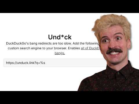 Unduck - Making DuckDuckGo Bangs Faster
