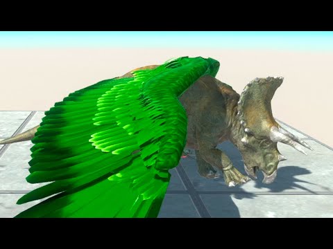 Flying Triceratops vs EVERY UNIT - Animal Revolt Battle Simulator