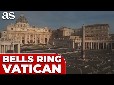This is how the BELLS of St. PETER's BASILICA announced the death of POPE FRANCIS at 7:35