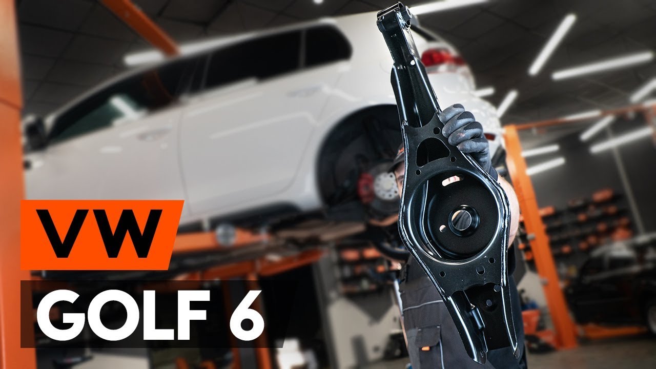 Cómo cambiar: brazo de control inferior de la suspensión trasera - VW Golf 6 | Guía de sustitución