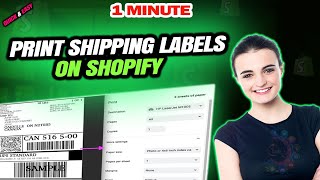 How to print shipping labels on shopify 2024 (Quick & Easy)