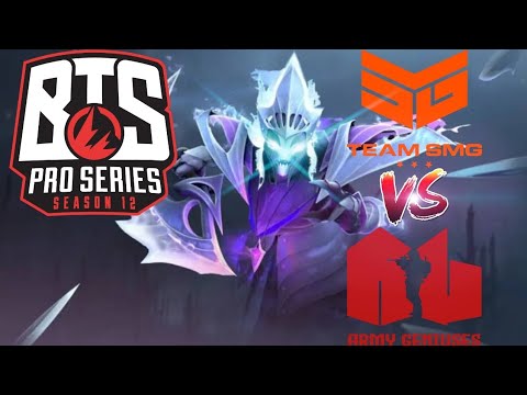 Elimination Game!! Team SMG Vs Army Geniuses, BTS Pro Series Season 12 Dota 2 Highlights.