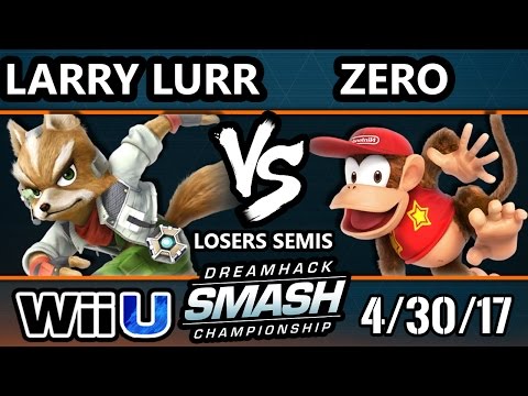 DHA 2017 SSB4 - TSM | ZeRo (Diddy Kong) Vs. MSF | Larry Lurr (Fox) Smash 4 LS - Smash Wii U