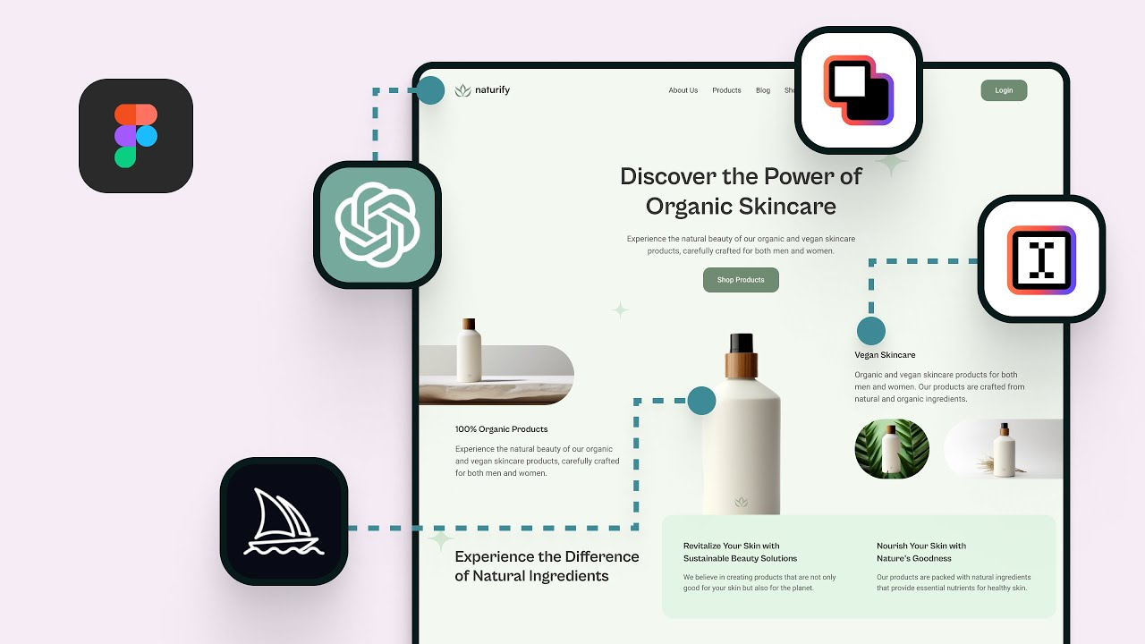 Using 7 AI Tools to Design a Website... (Relume AI, MidJourney, ChatGPT & More)