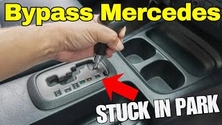 Mercedes Transmission Stuck in Park? Easy Shift Lock Bypass (DIY) Mercedes shift lock release