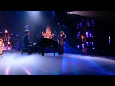 Johnny Robinson sings in X Factor UK 2011