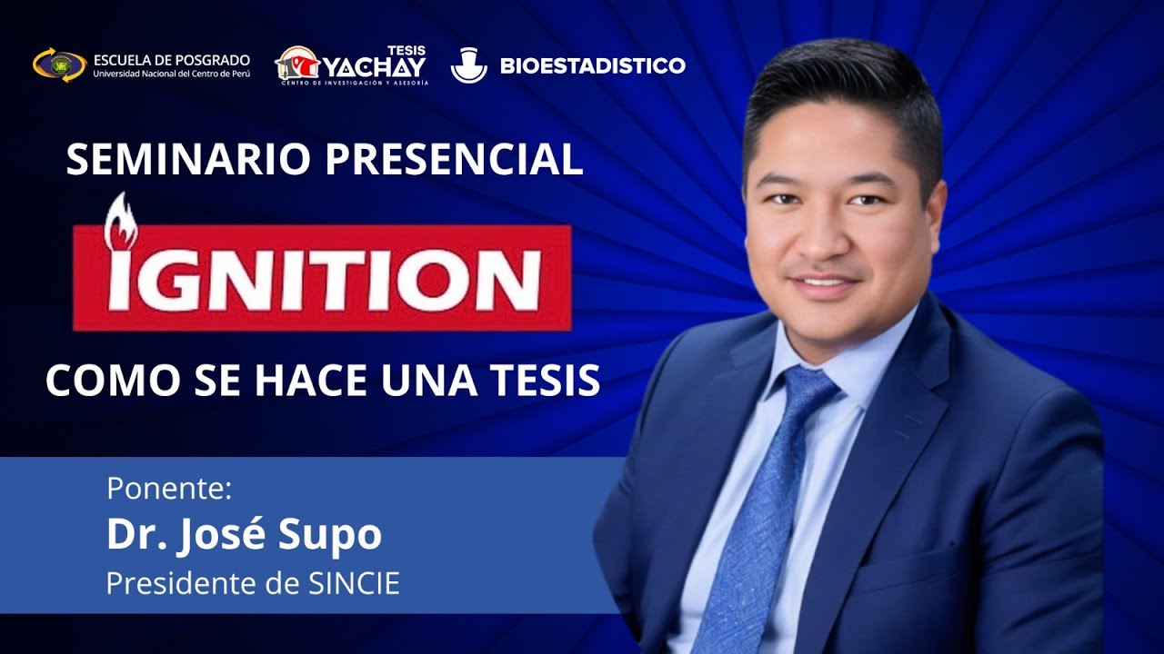 👩‍🎓[ 𝗦𝗘𝗠𝗜𝗡𝗔𝗥𝗜𝗢 𝗣𝗥𝗘𝗦𝗘𝗡𝗖𝗜𝗔𝗟 con el 𝗗𝗿. 𝗝𝗢𝗦𝗘 𝗦𝗨𝗣𝗢] 🎓